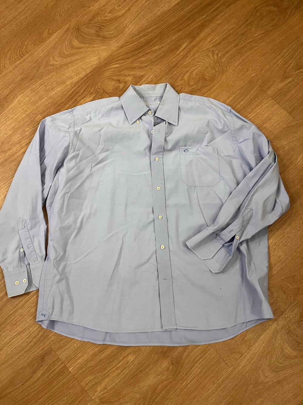 Southern Tide Light Blue Men's Button-Down Dress Shirt
